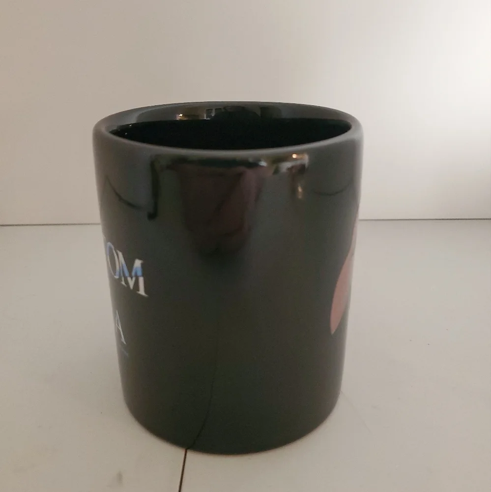Vintage Phantom of the Opera Black Coffee Mug 1986 - Picture 3 of 11
